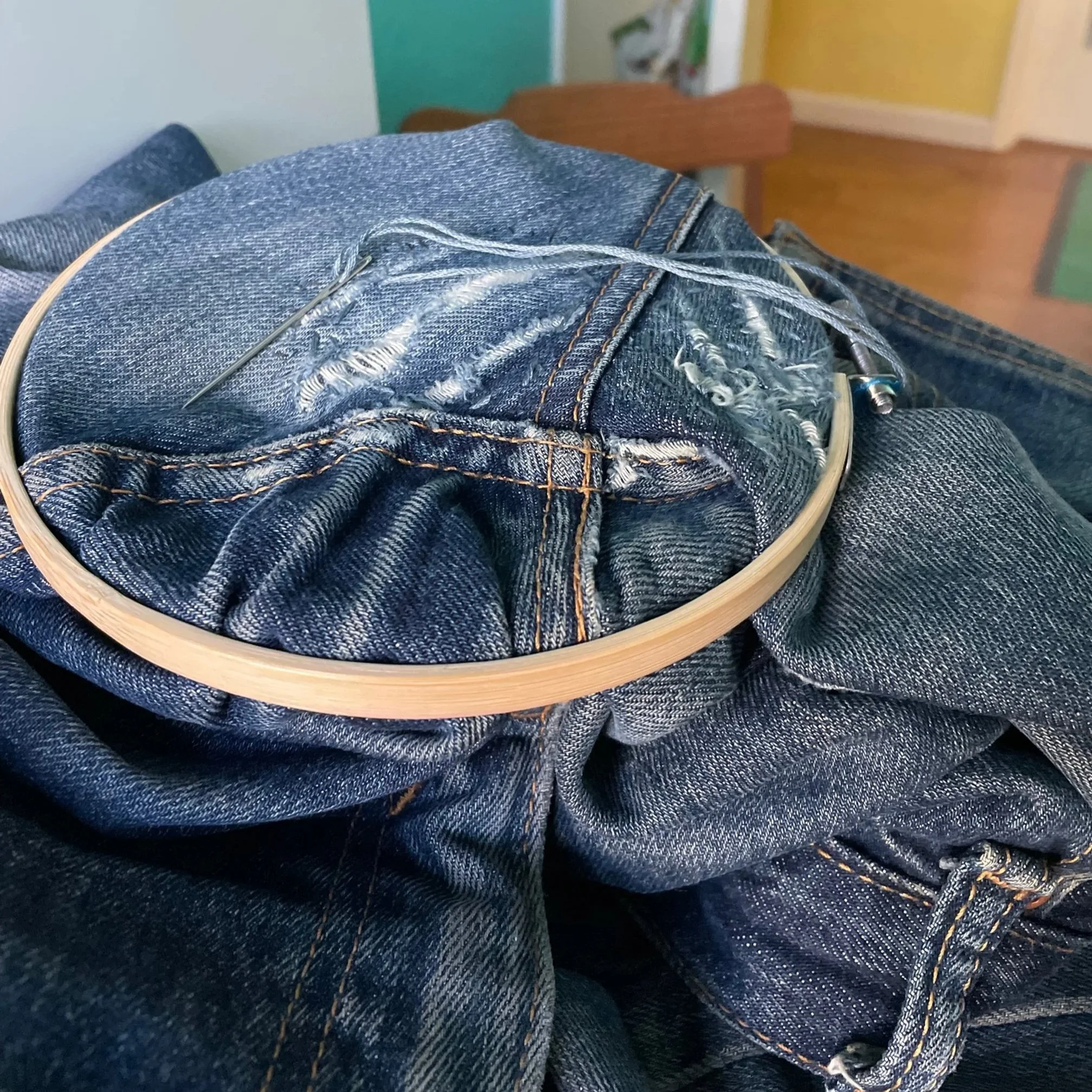 Visible Mending #2 (Jeans)