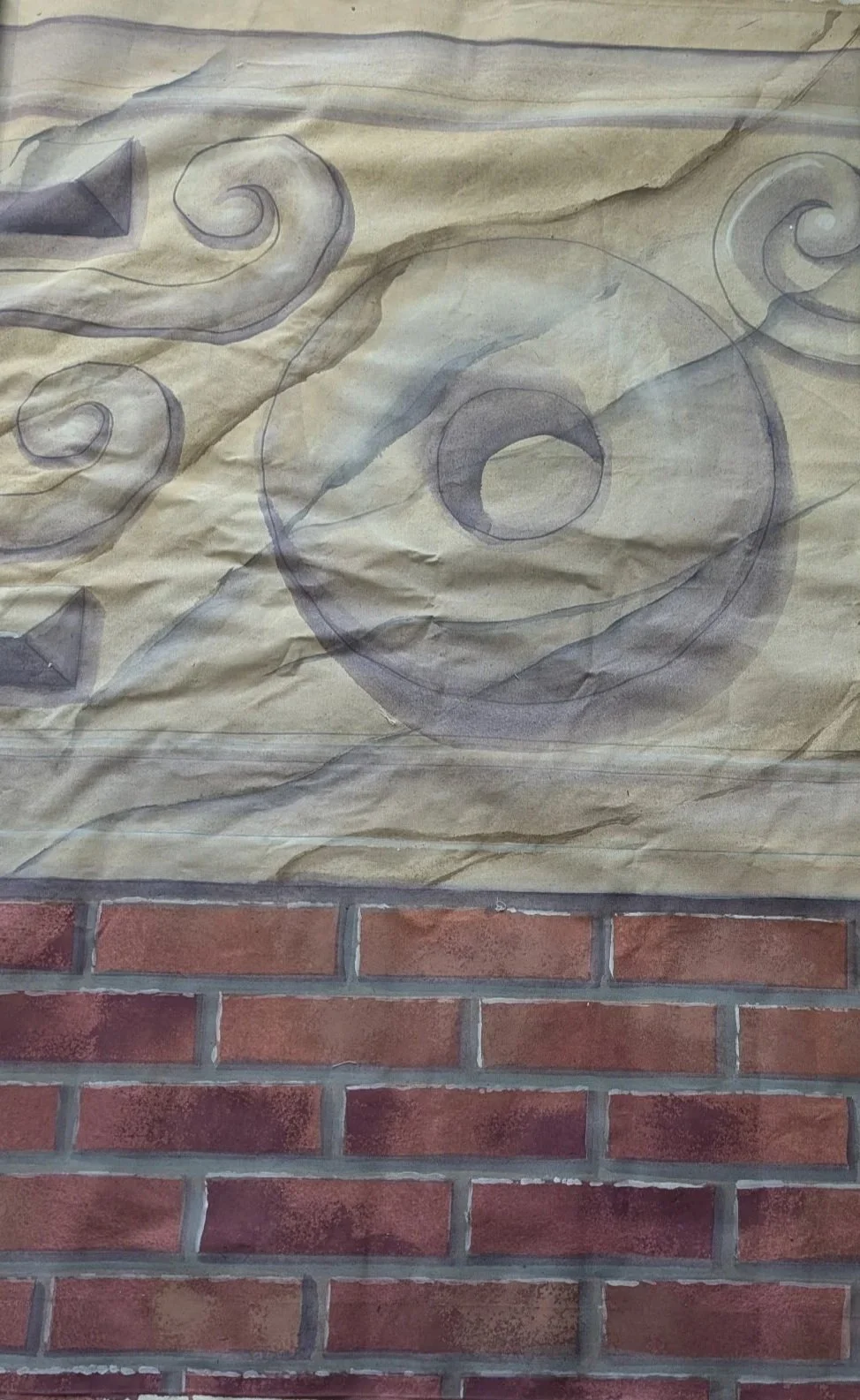 Brick and Marble || Acrylic on Muslin || 2023