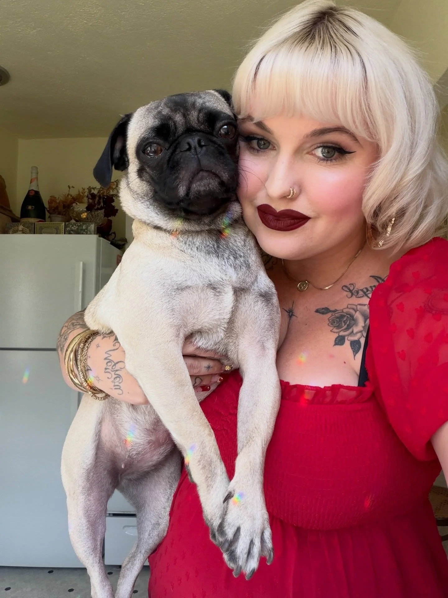 just a couple of girls taking kitchen selfies 🥀💋❤️

#alternative #altgirl #pug #vintage