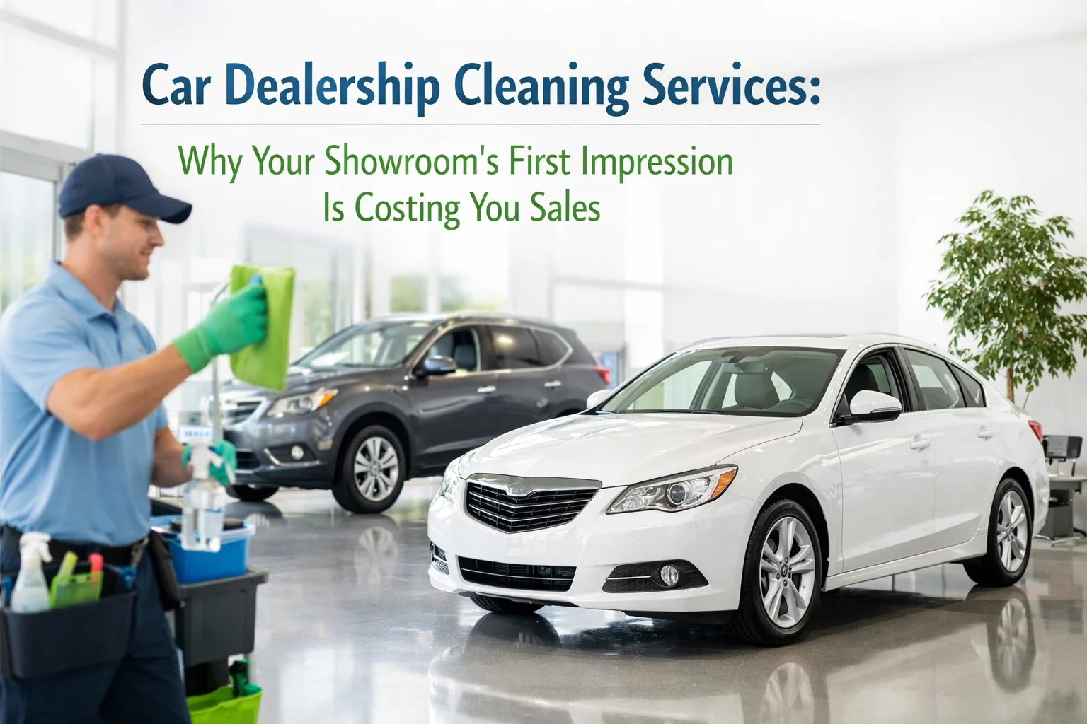 Car Dealership Cleaning Services: Why Your Showroom’s First Impression Is Costing You Sales