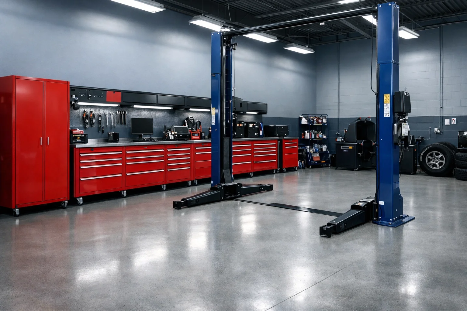 Car Dealership Service Department cleaned by Commercial Cleaning Company from Bergen County, New Jersey