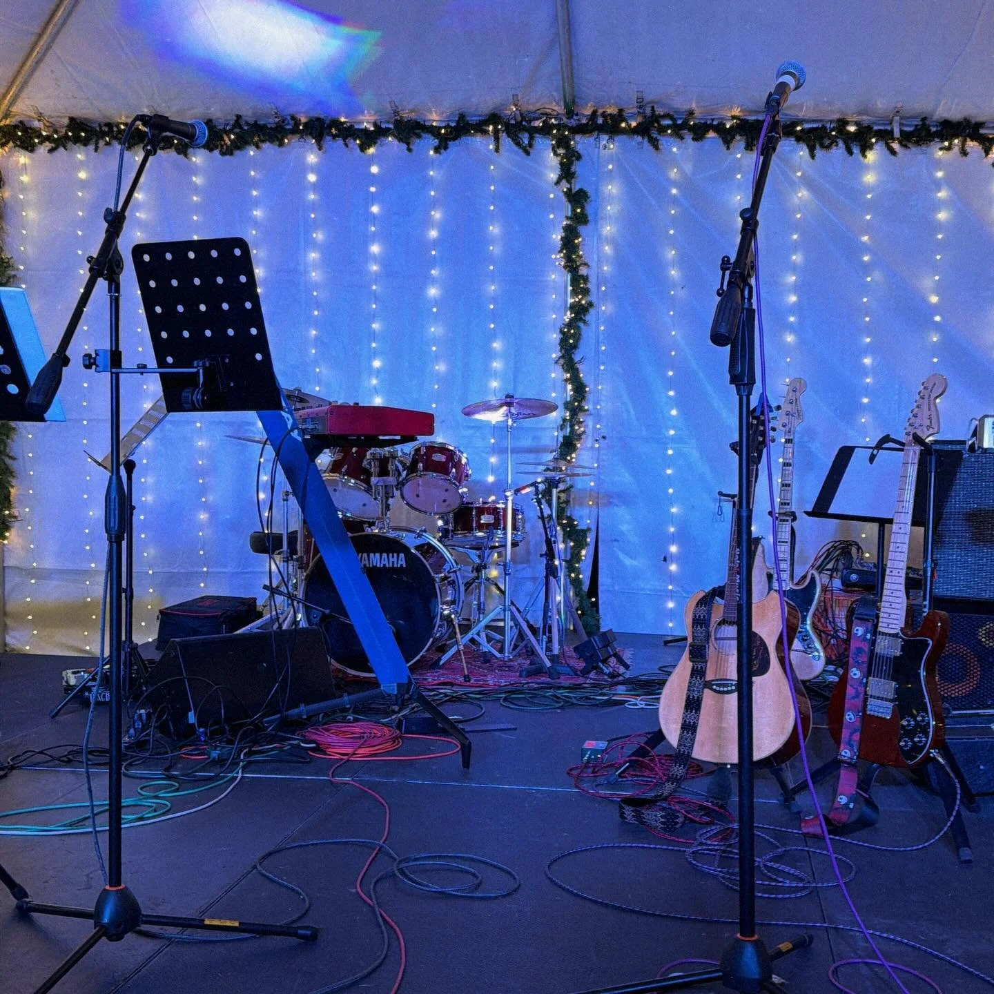 Silence in standard tuning. Getting pumped for the show!