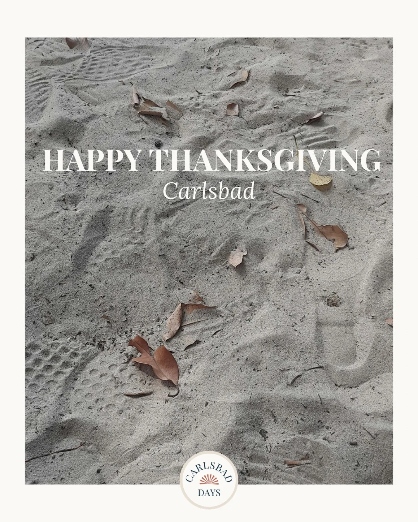 Happy Thanksgiving, Carlsbad! 🍂 🦃

Feeling extra grateful today for this beautiful city, the ocean views we never take for granted, and the incredible community that makes this place feel like home.

Hope your day is full of good food, good people,