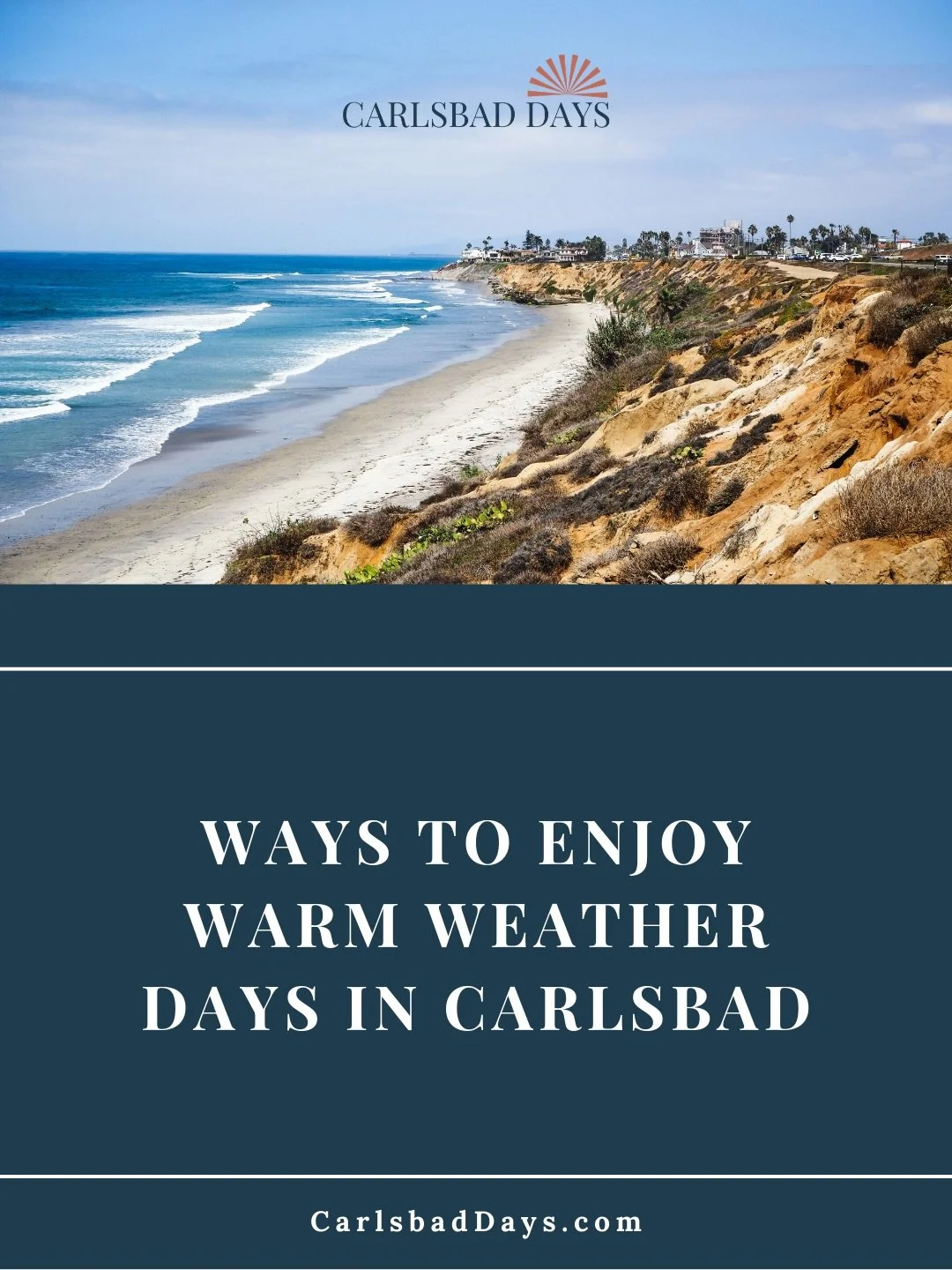 Carlsbad is about to hit 80 degrees tomorrow&hellip; in March.

If you&rsquo;re wondering how to take advantage of a warm day like this, here are a few favorite ways locals spend it:

☀️ Cruise the Seawall
☀️ Paddleboard at @carlsbadlagoon 
☀️ Visit 