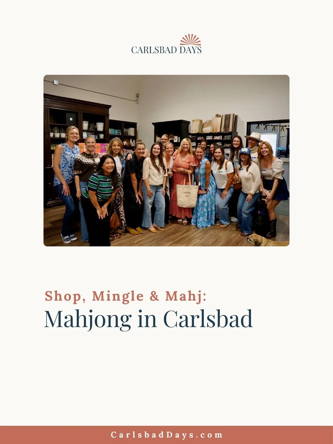 Swipe through for highlights from our Shop, Mingle &amp; Mahj event 🀄

Local women. A gorgeous boutique. The most beautiful charcuterie board. And a Mahjong lesson that turned a room full of strangers into friends by the end of the night.

The full 
