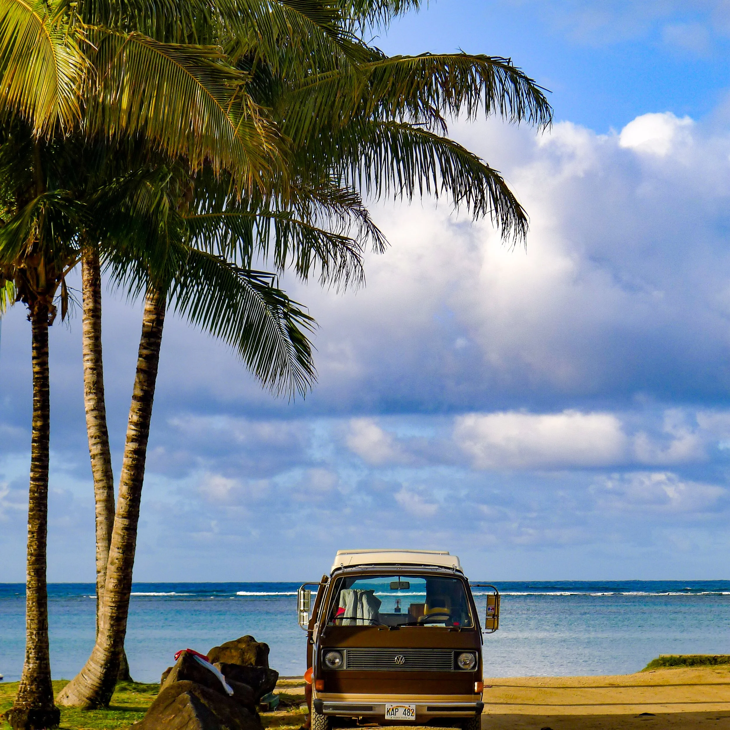 Hanalei Beach. Kauai, Hawaii
