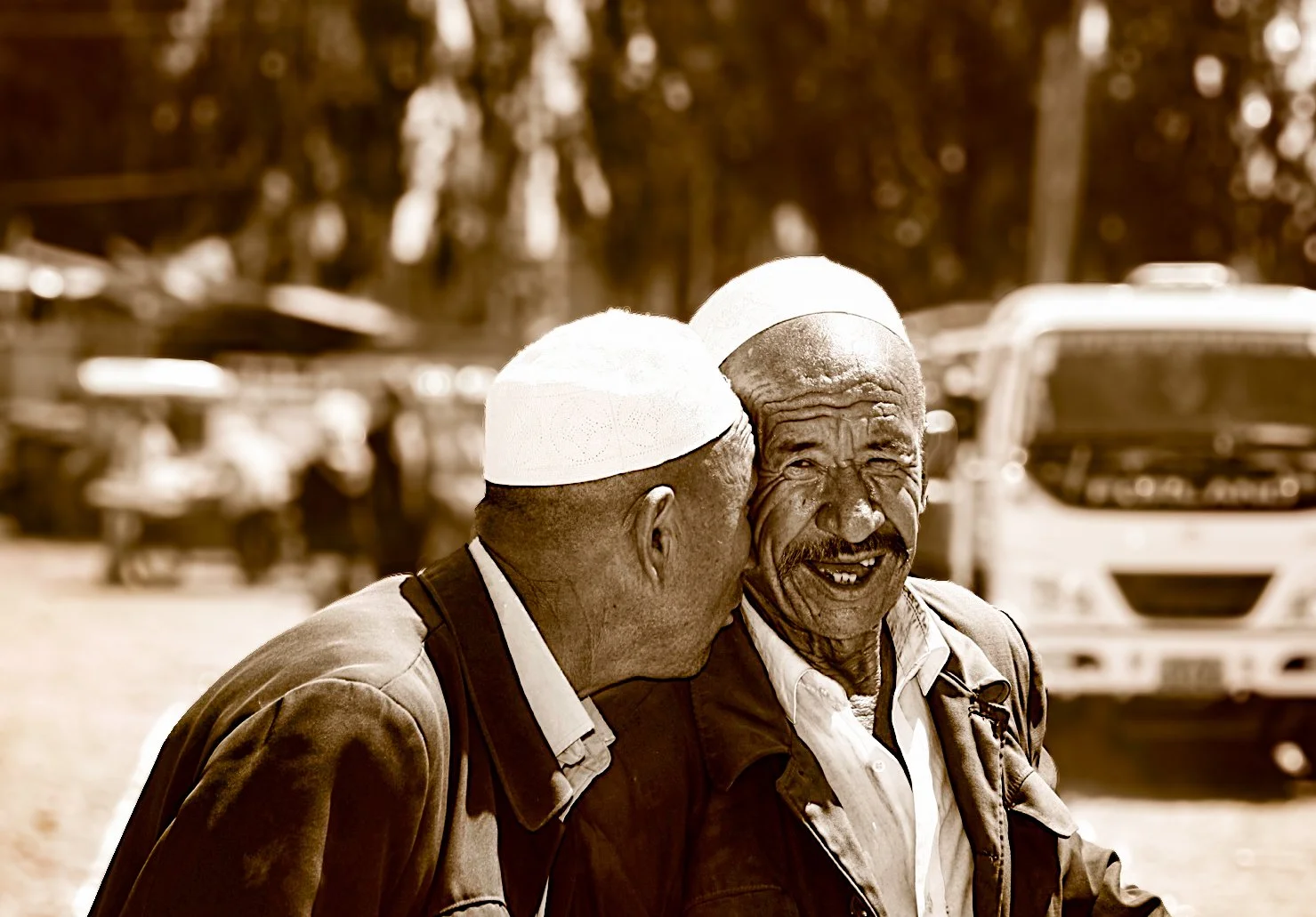 Uighur Livestock Traders, Kashgar 