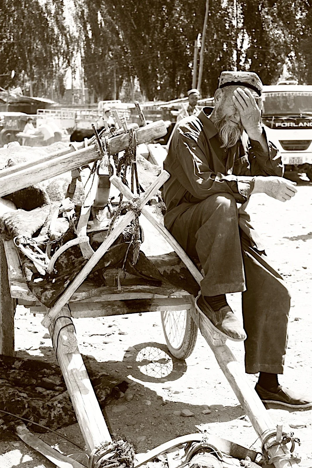 Uighur Livestock Trader, Kashgar 