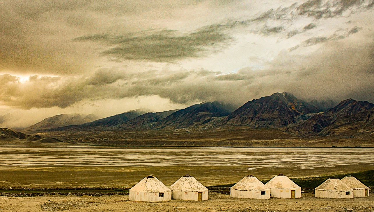 Nomadic Yurts on Pamir Plateau