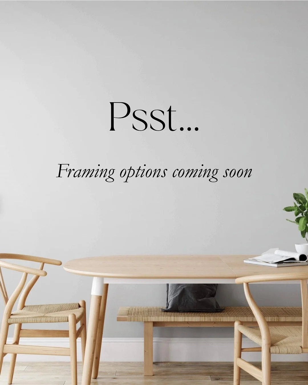 Framing is almost ready to join the store! 

Simple, beautiful options designed to complement the image and sit effortlessly in your space. More details soon.

Which would you choose for &lsquo;Waffles in Central Park&rsquo;, white or black?

#artpri