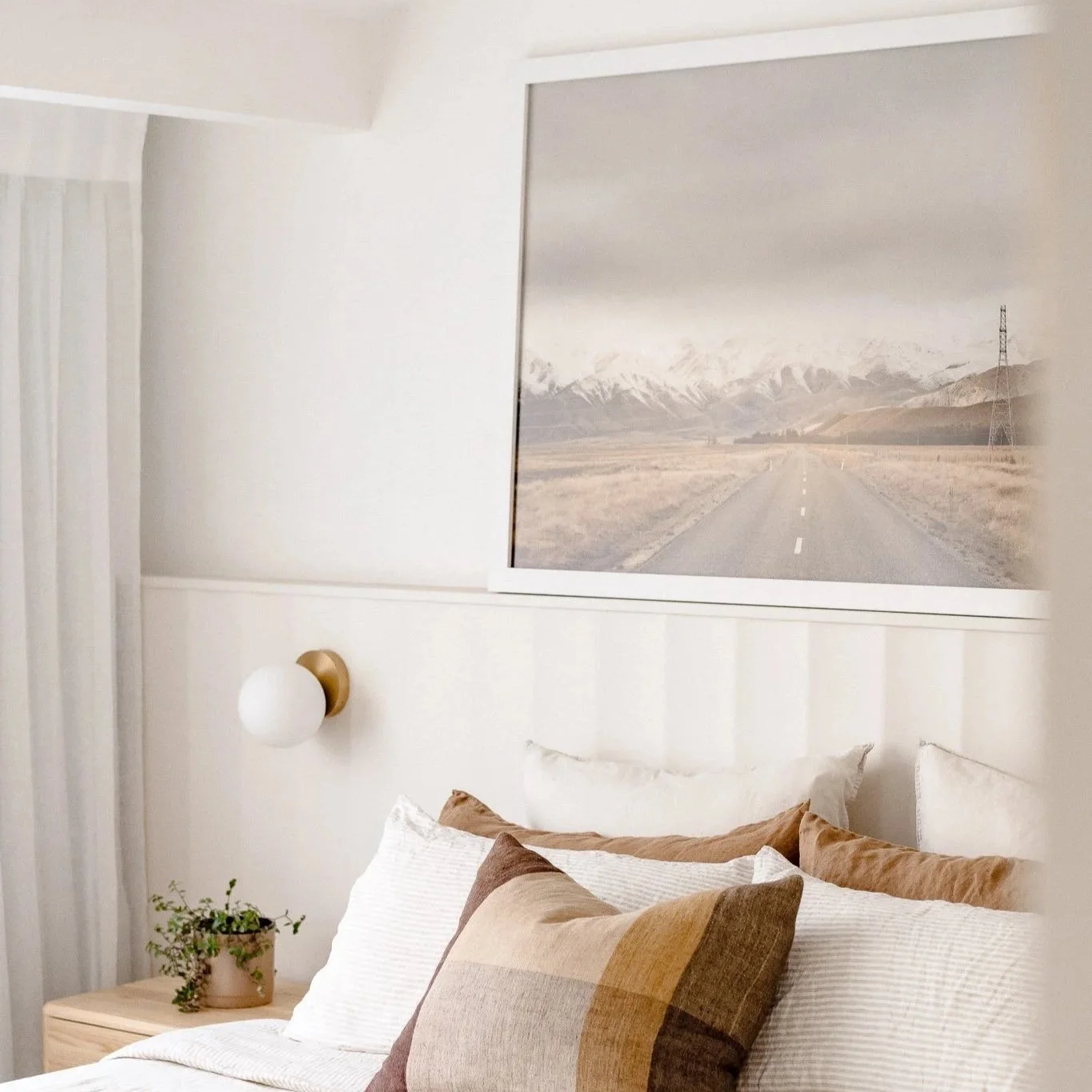 South Island landscape of road