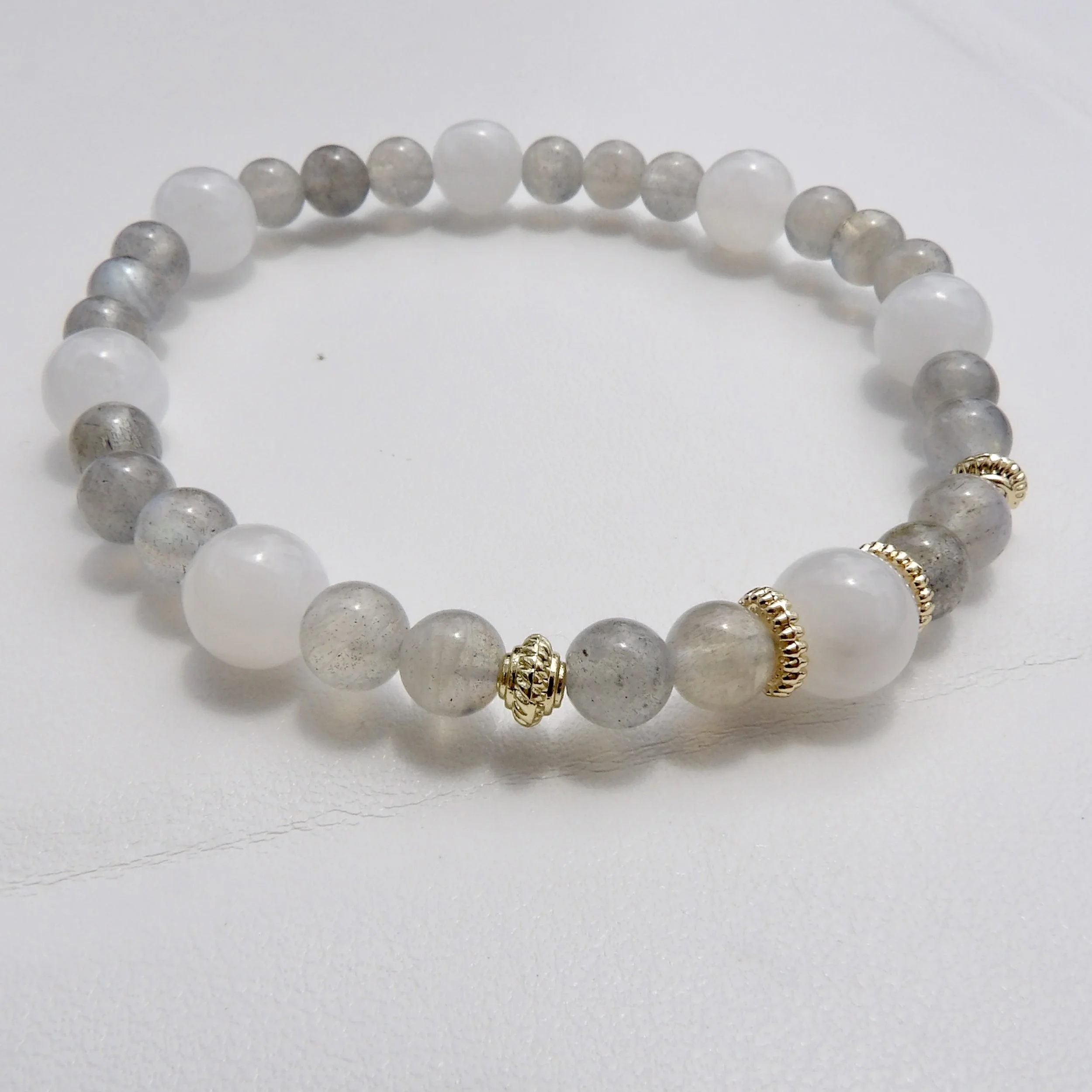Labradorite & Moonstone Luxury Bracelet