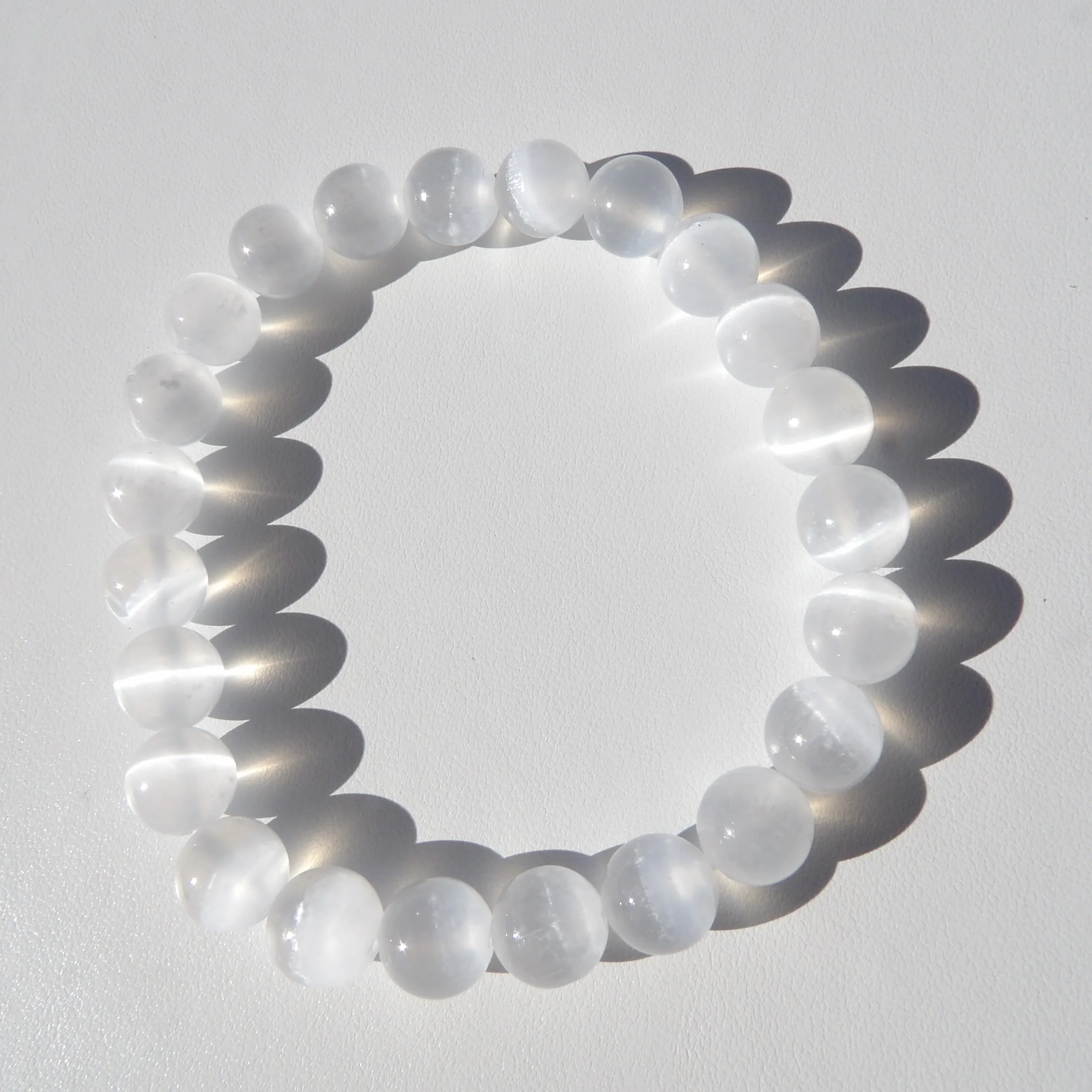 Harmonizing Natural Selenite Bracelet