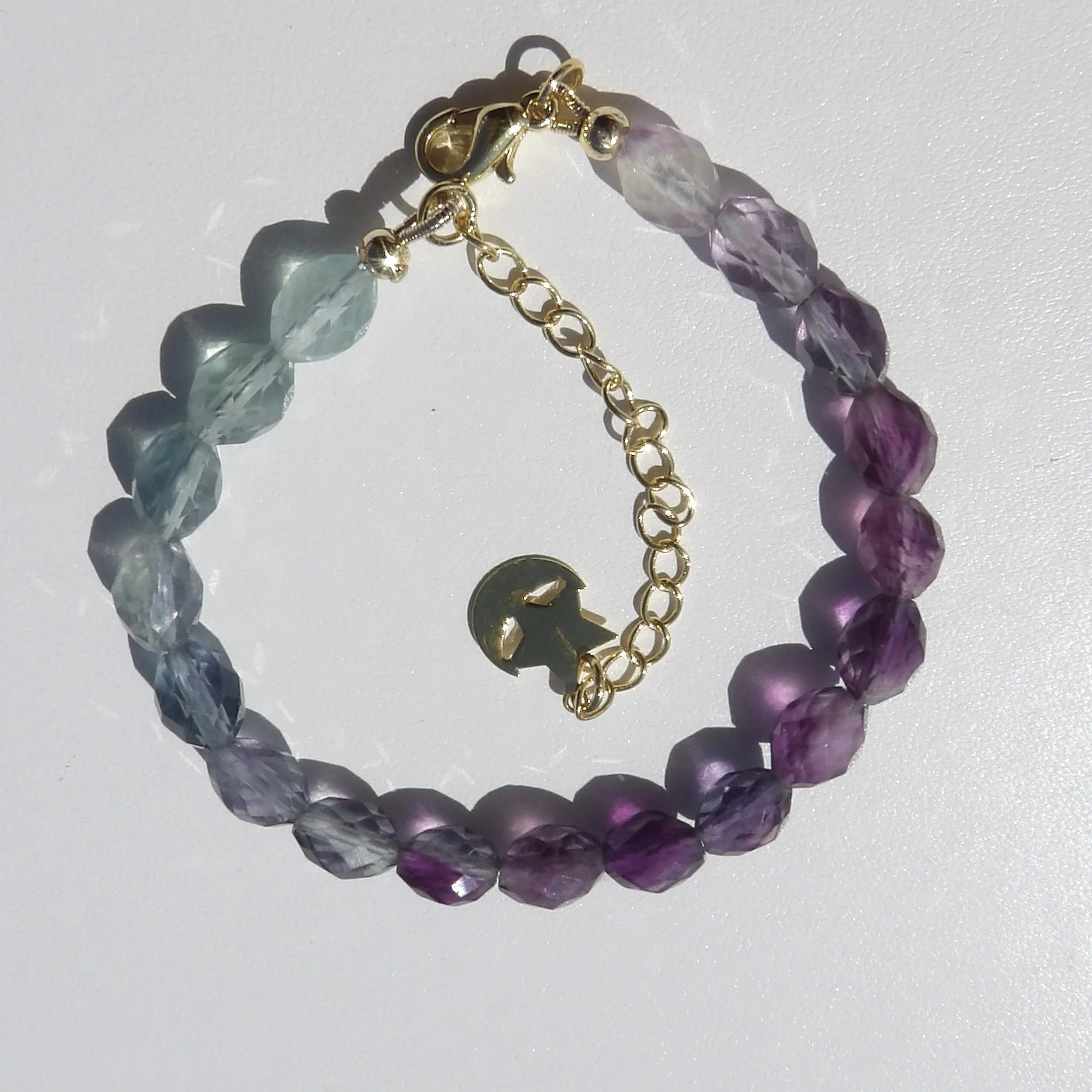 Ombre Fluorite Harmony Bracelet