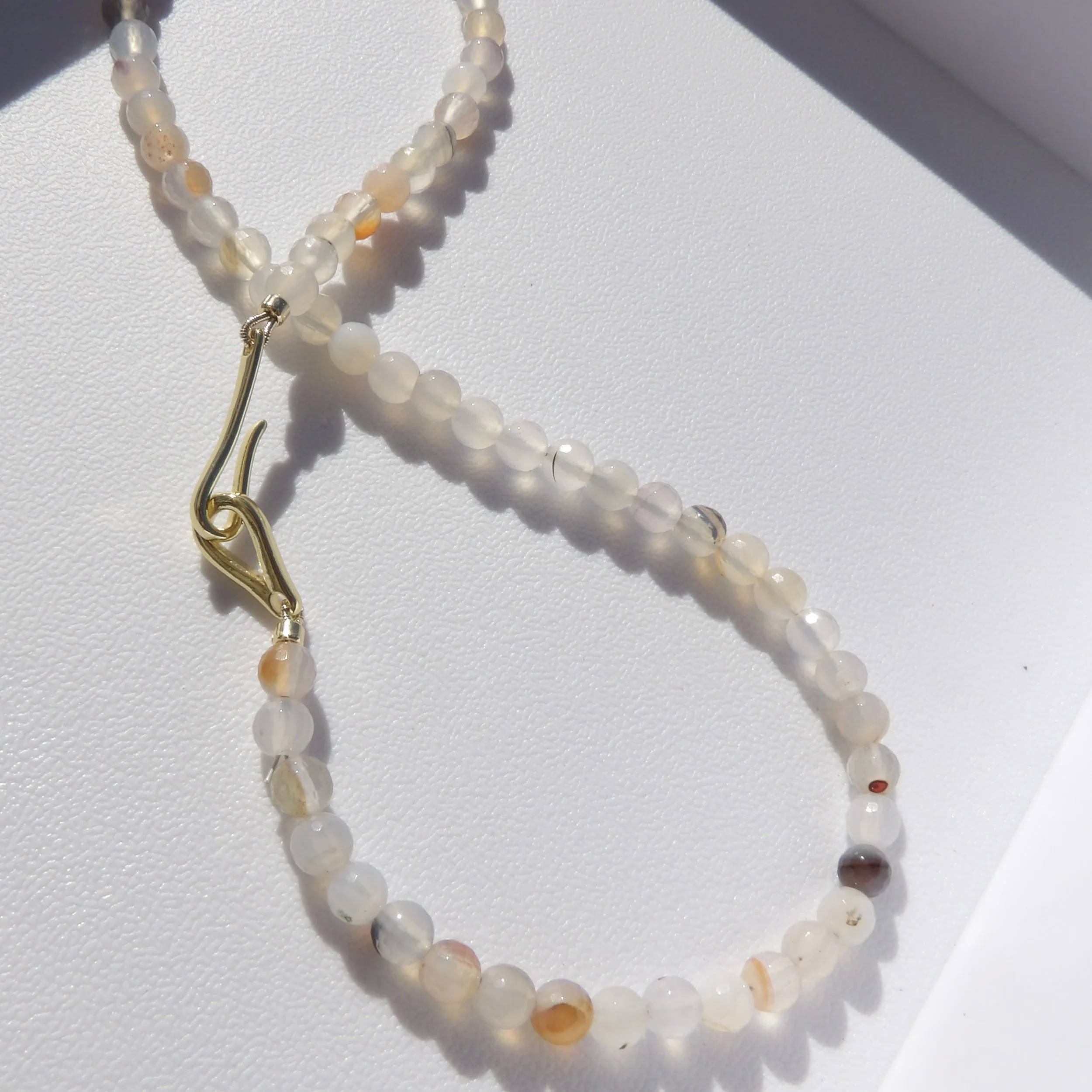 Dendritic Agate Link Necklace