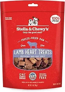 Stella &amp; Chewy's Freeze-Dried Raw Lamb Heart Dog Treats