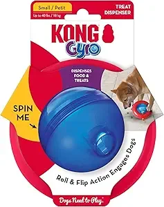 KONG Gyro - Interactive Dog Toy for Treat Dispensing