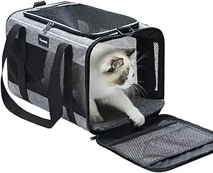 Cat, Dog Carrier for Pets Up to 16 Lbs