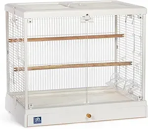Prevue Pet Products Clear View Glass Bird Cage