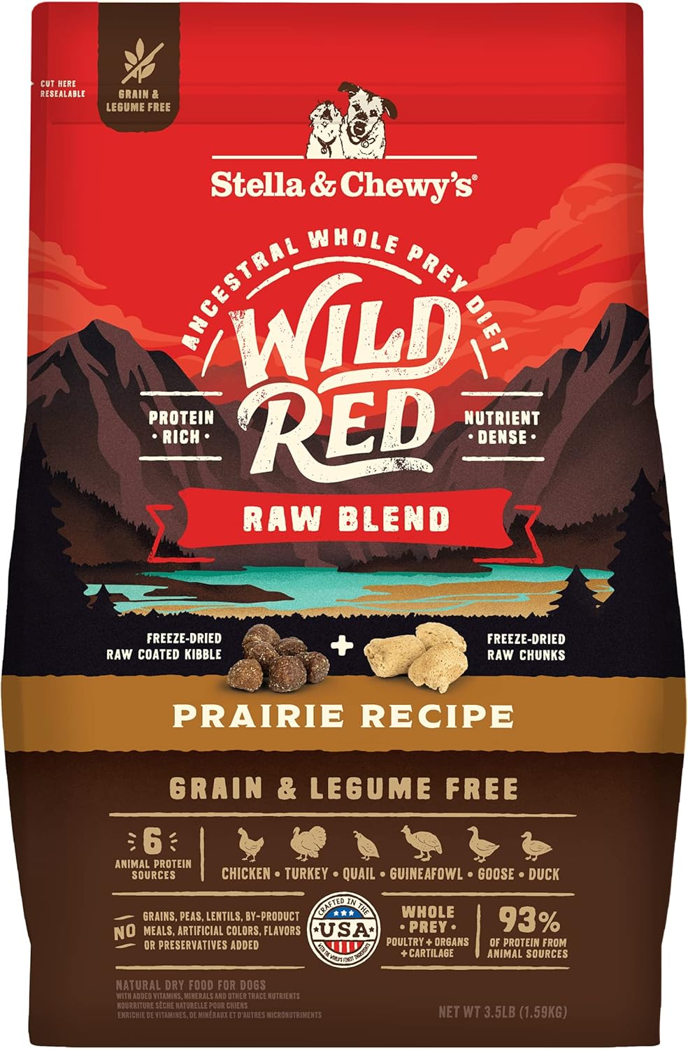 Stella &amp; Chewy's Wild Red Raw Blend Kibble