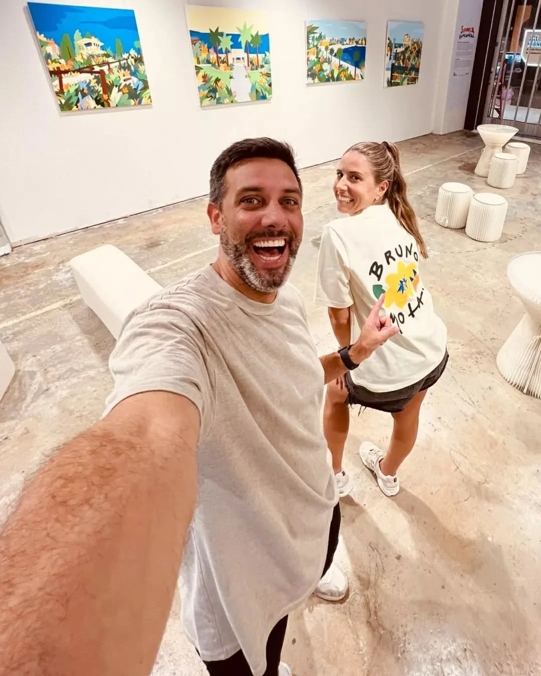 Pop up galleries foster meaningful connections with the community through the exhibition of local emerging or established artists like @brunomota.

Make it all about art sales and artist talks, workshops and classes. 
You activate the space and suppo