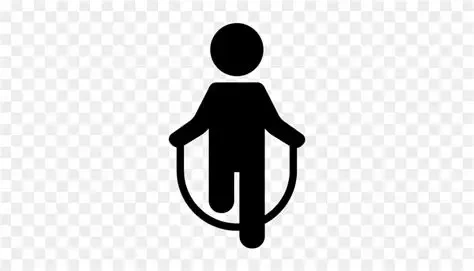 Icon of a person jumping rope.