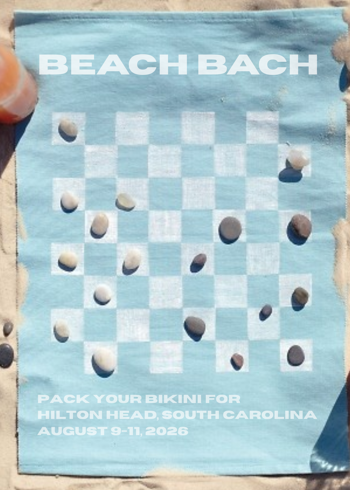 beach bachelorette invite - digital download