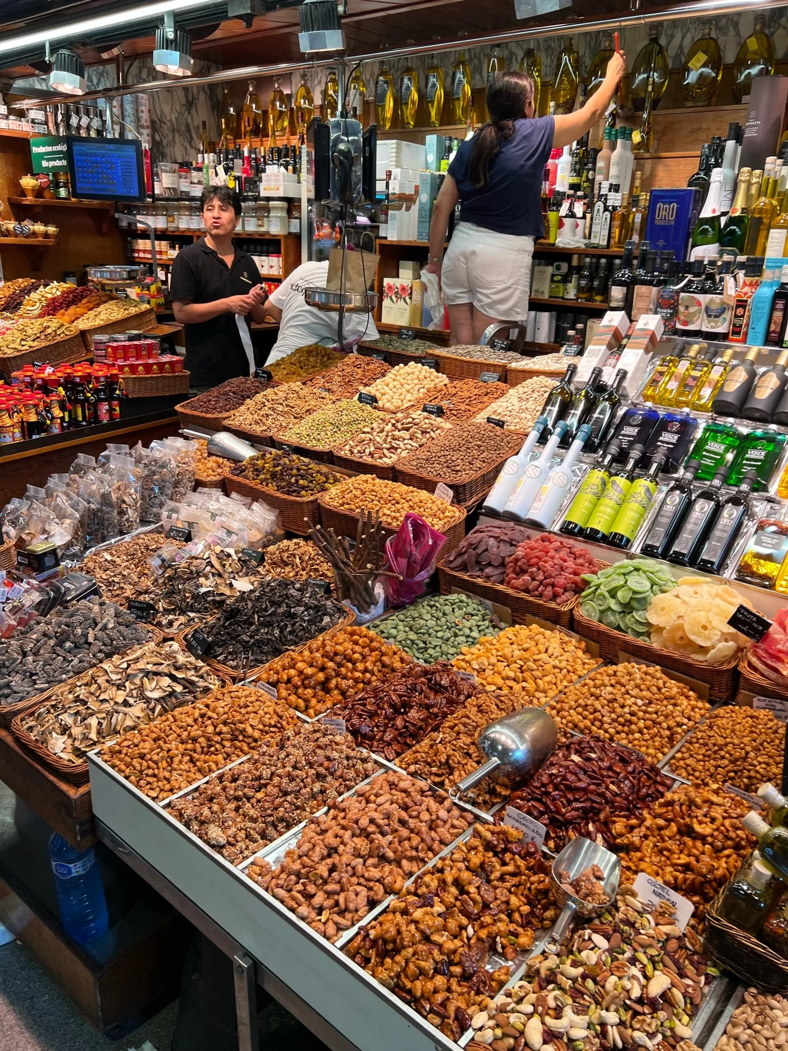 Barcelona market stall