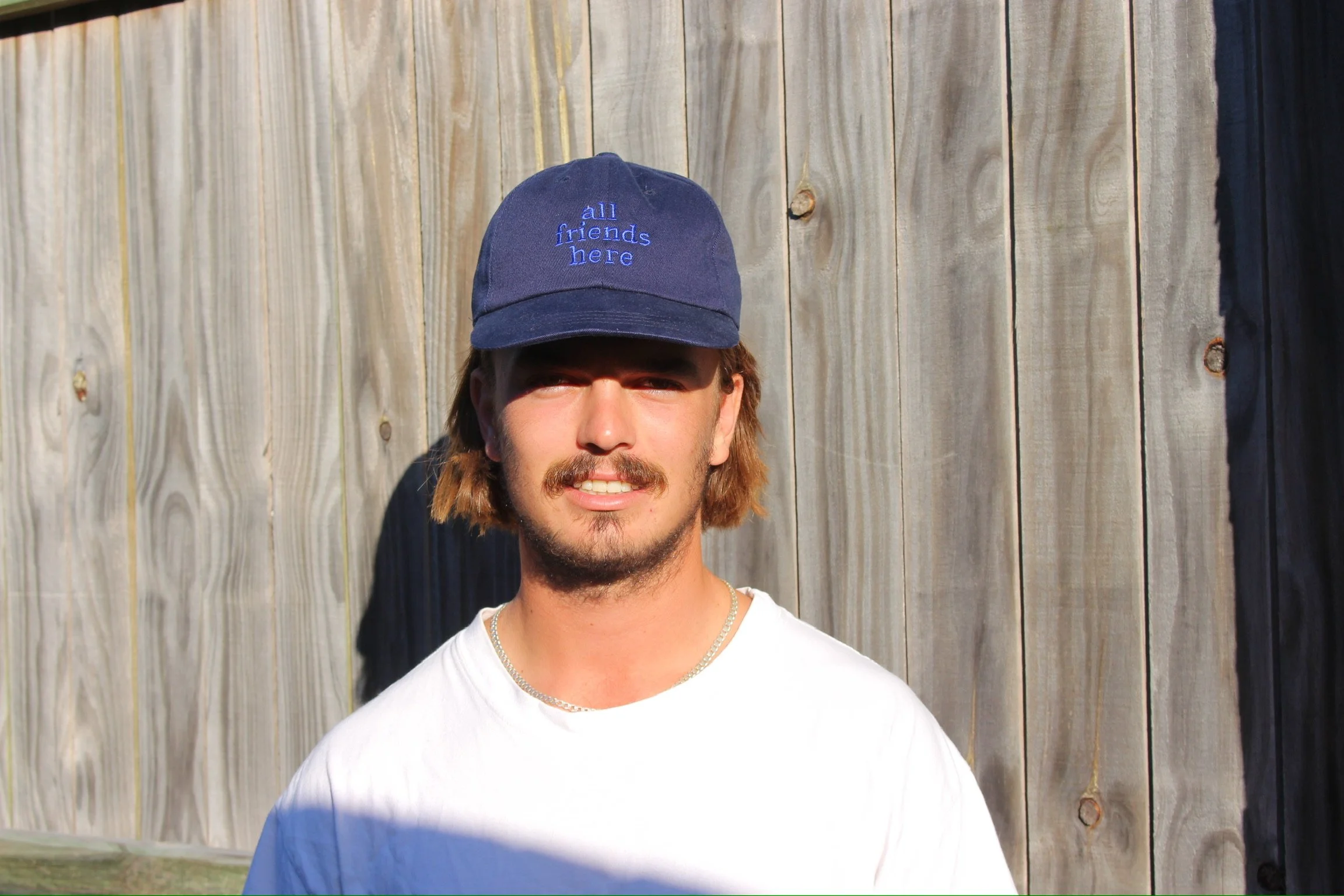 Solid blue background with no visible objects or features.