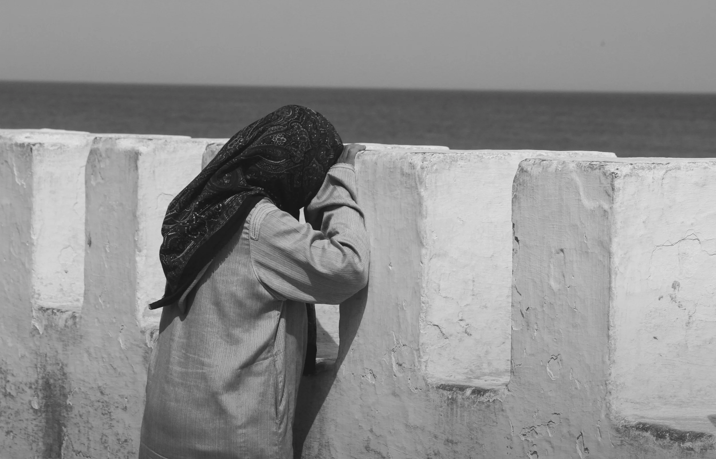 sad muslim woman