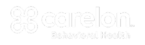 Carelon Behavioral Health logo with stylized icon and text