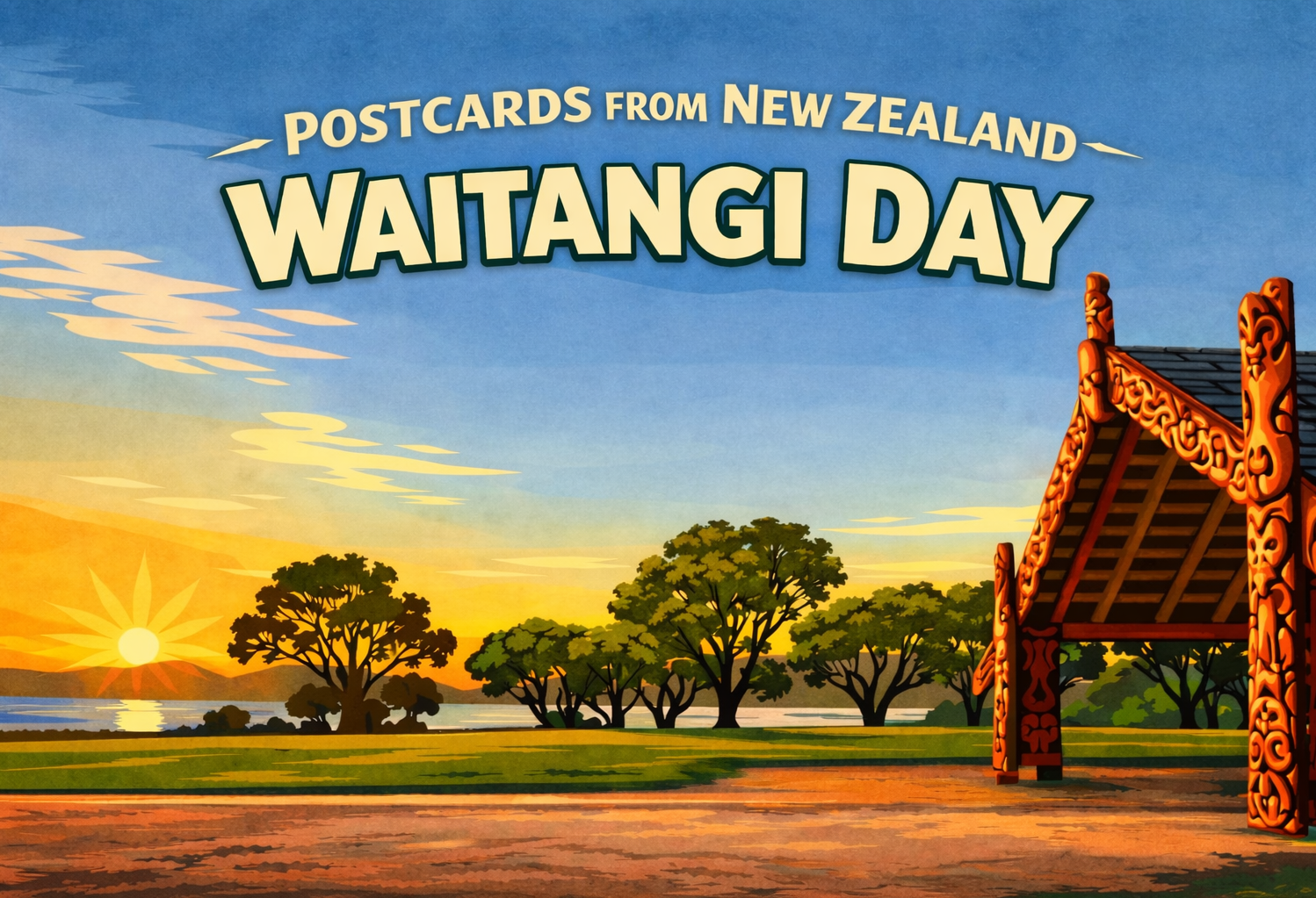 6th of February is Waitangi Day, marking the signing of Te Tiriiti o Waitangi in 1840 - the founding agreement between Maori rangatira (chiefs) and the British Crown.
The Treaty set out principles of partnership,
protection, and participation that co