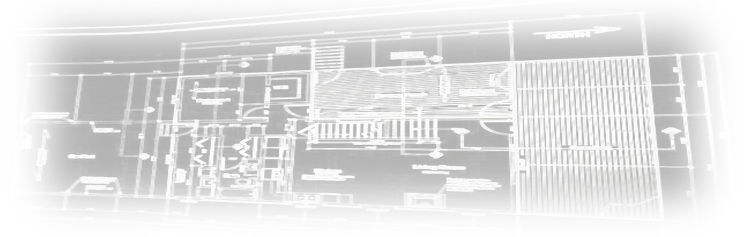 A technical blueprint or architectural drawing on paper with various lines, measurements, and annotations, slightly blurred.