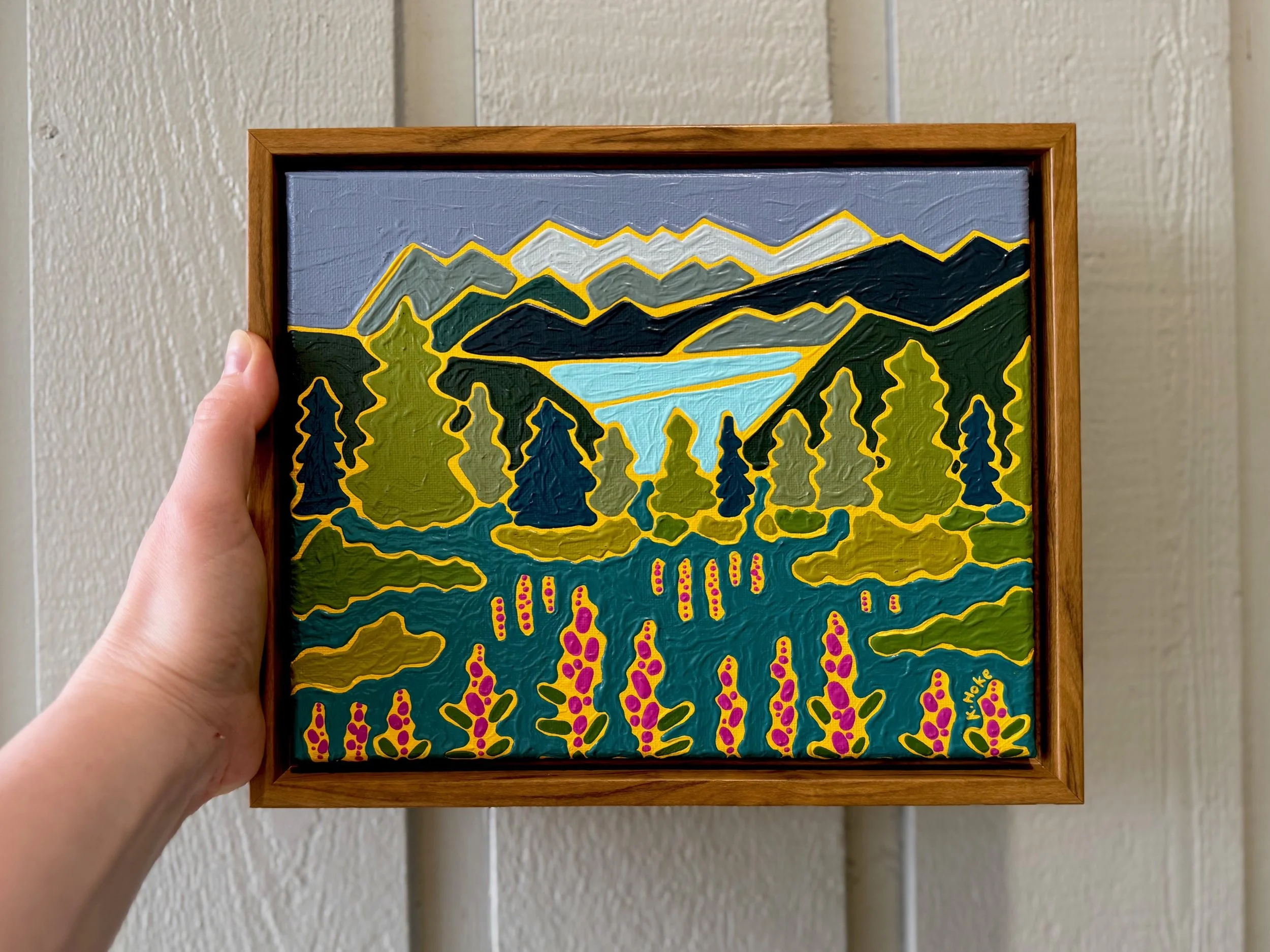 Fireweed and Glacier Views