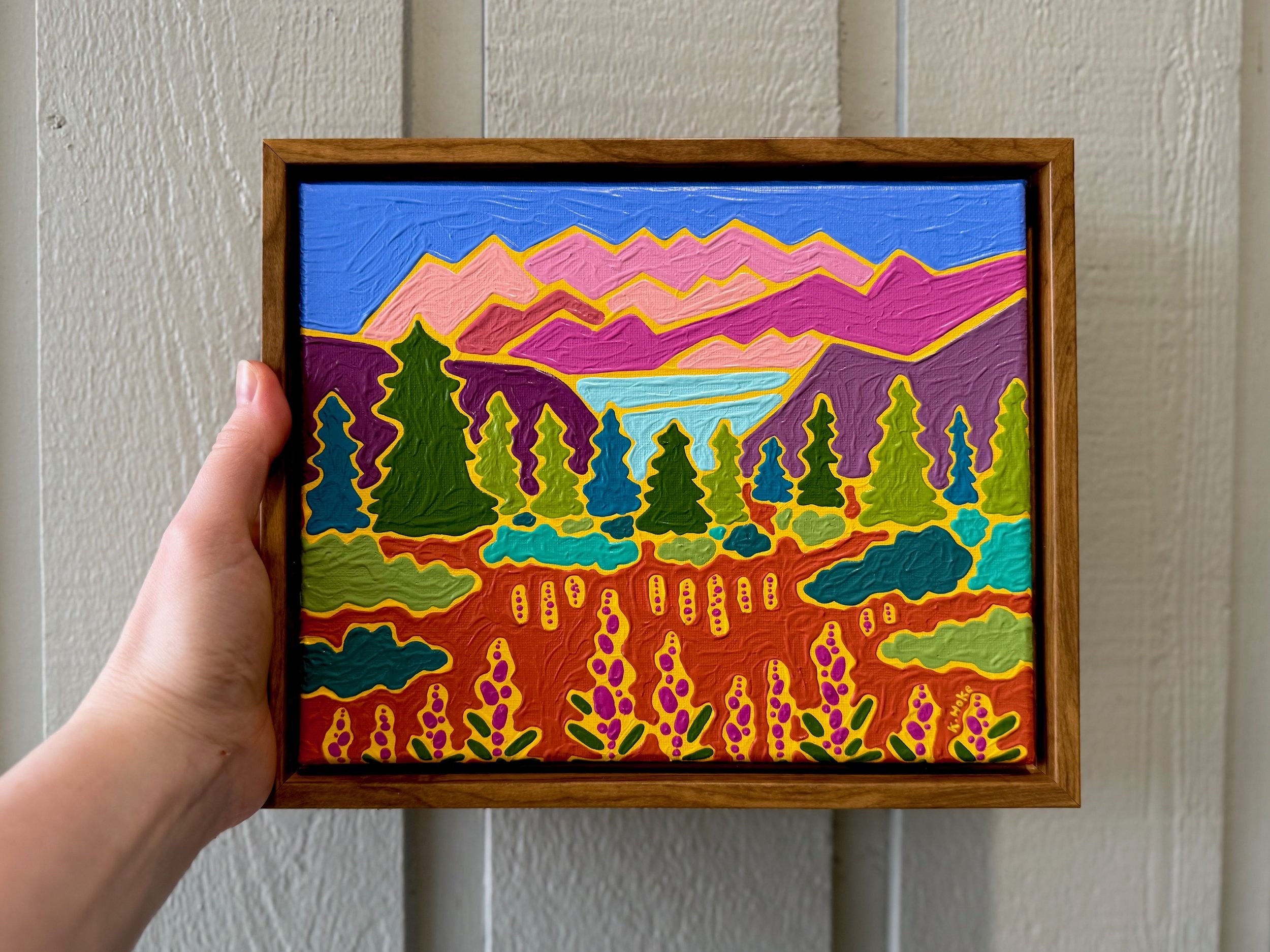 Fireweed and Glacier Views