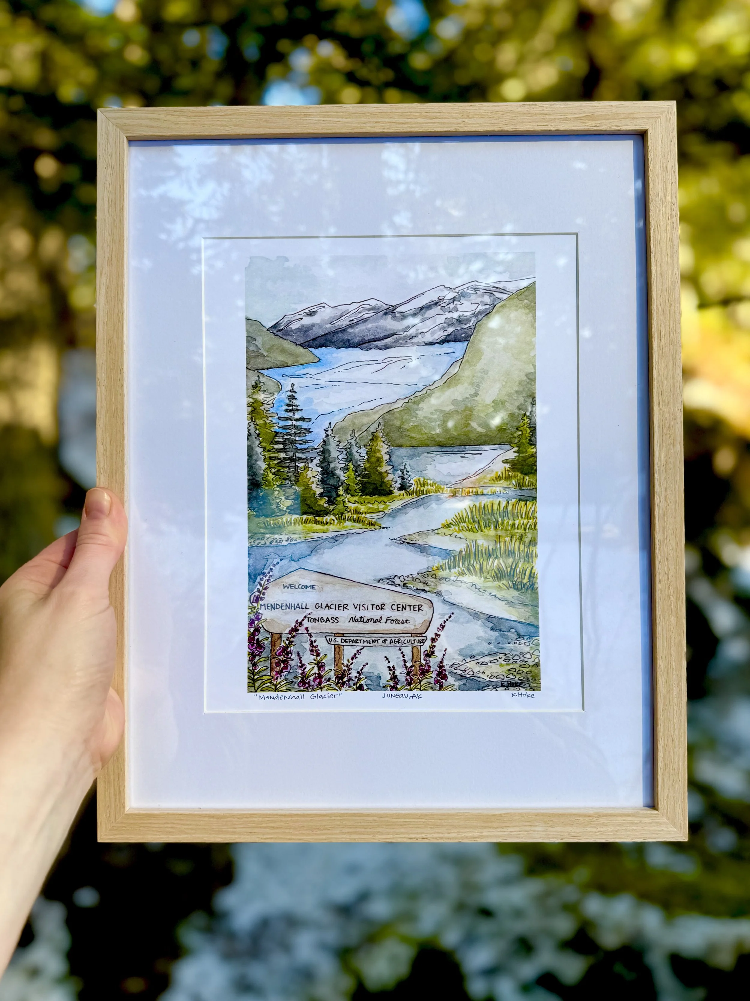 Mendenhall Glacier Print