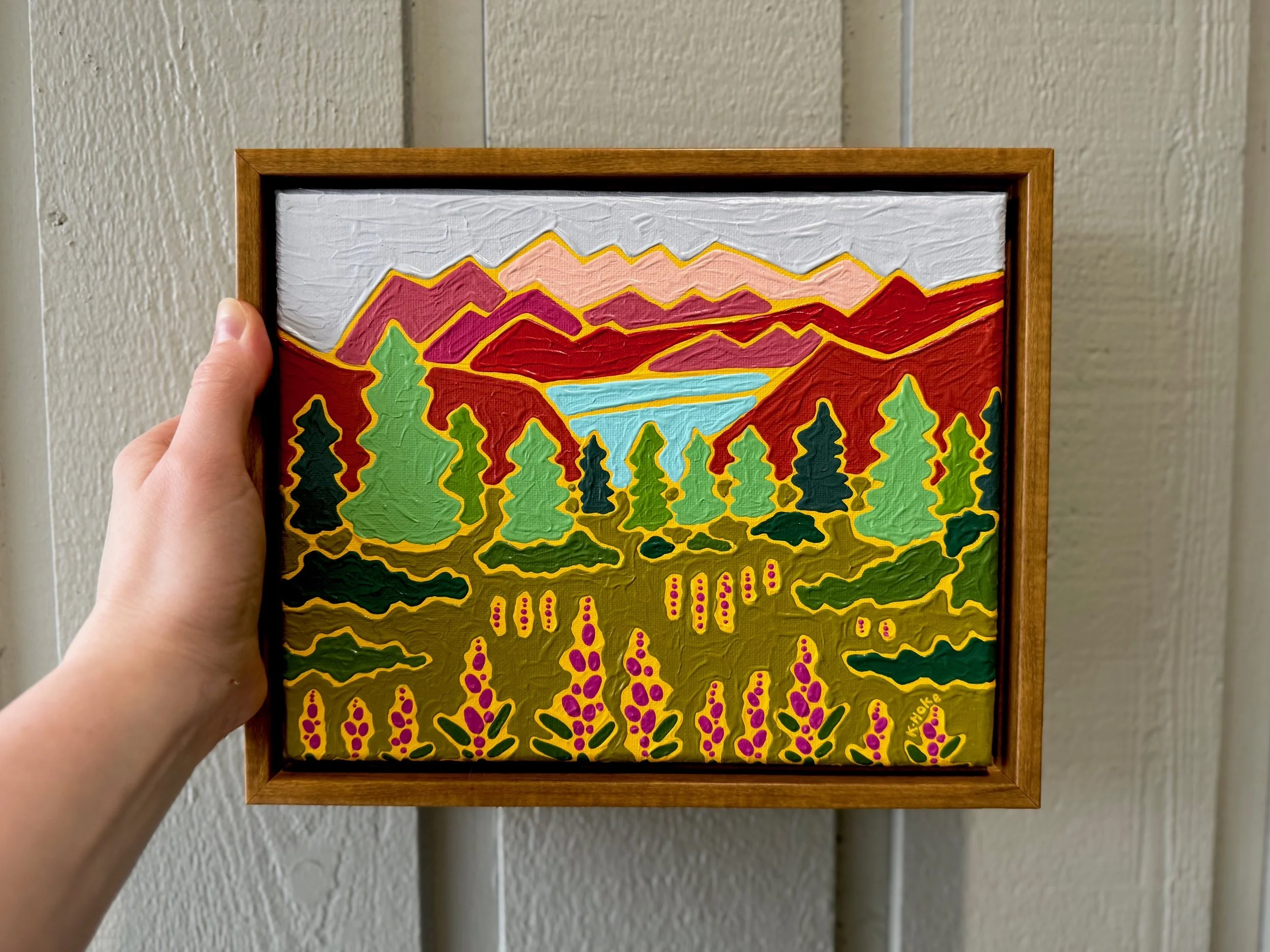 Fireweed and Glacier Views