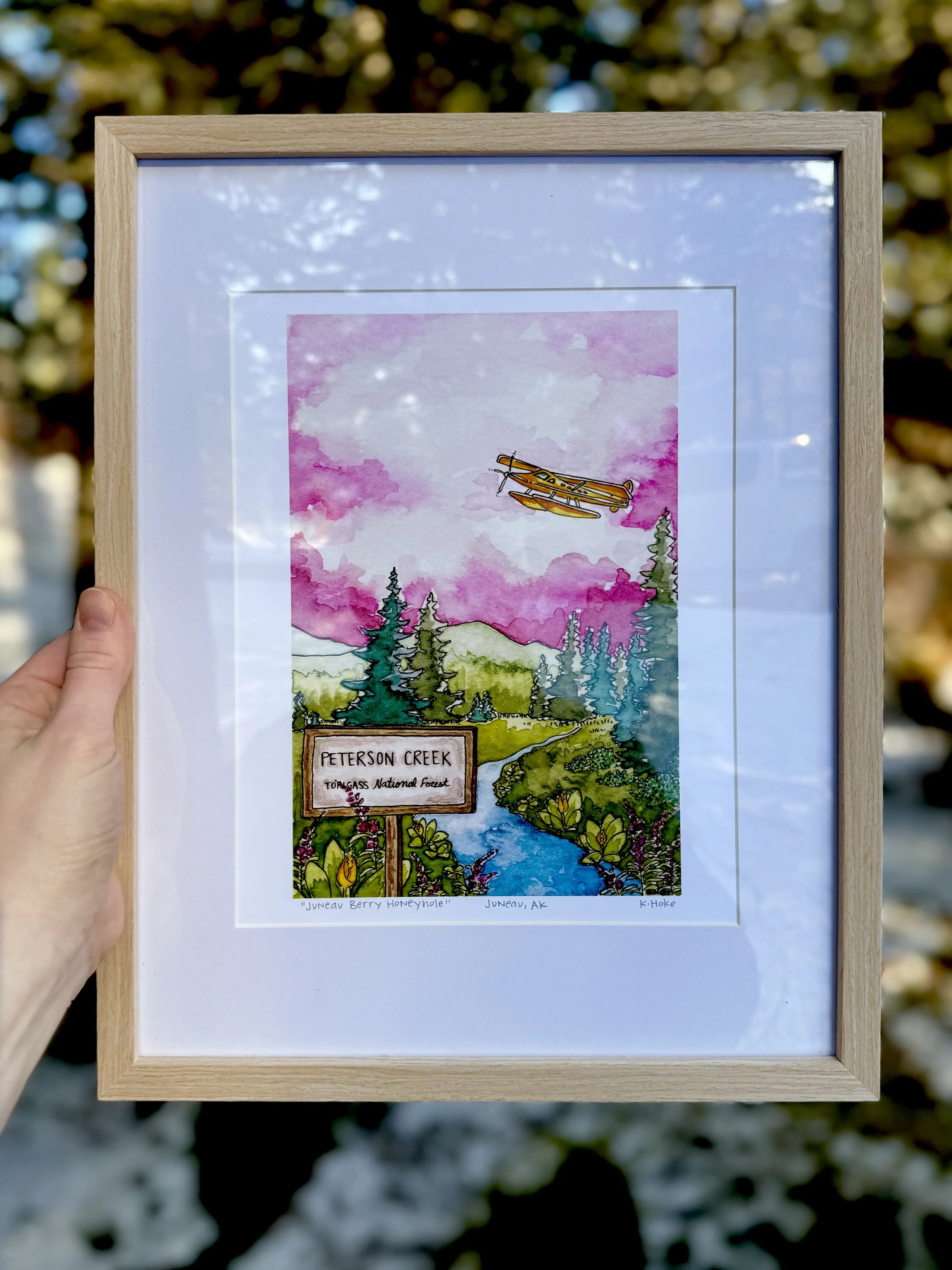 Juneau Berry Honeyhole Print