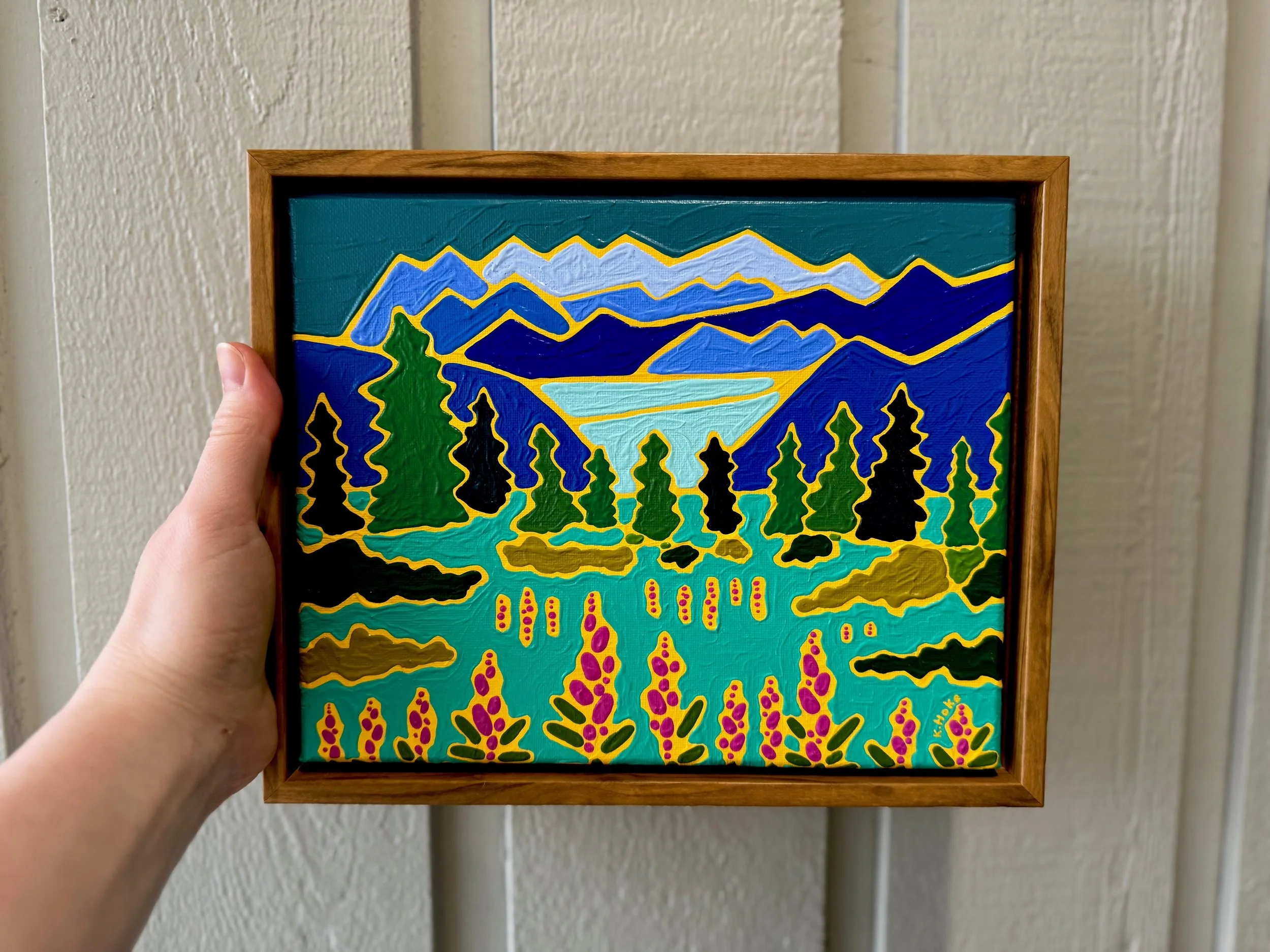 Fireweed and Glacier Views