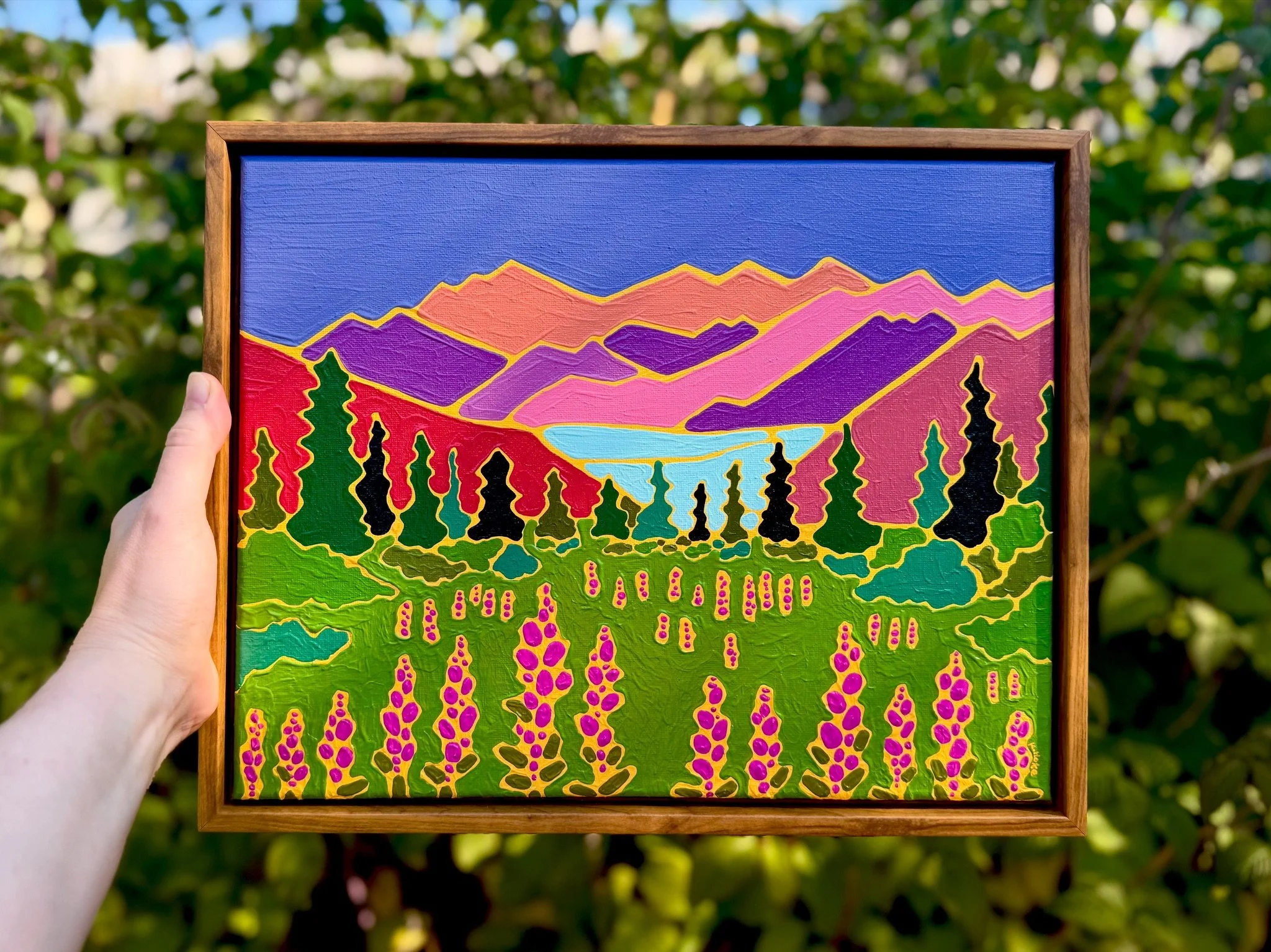 Fireweed and Glacier Views III - SOLD