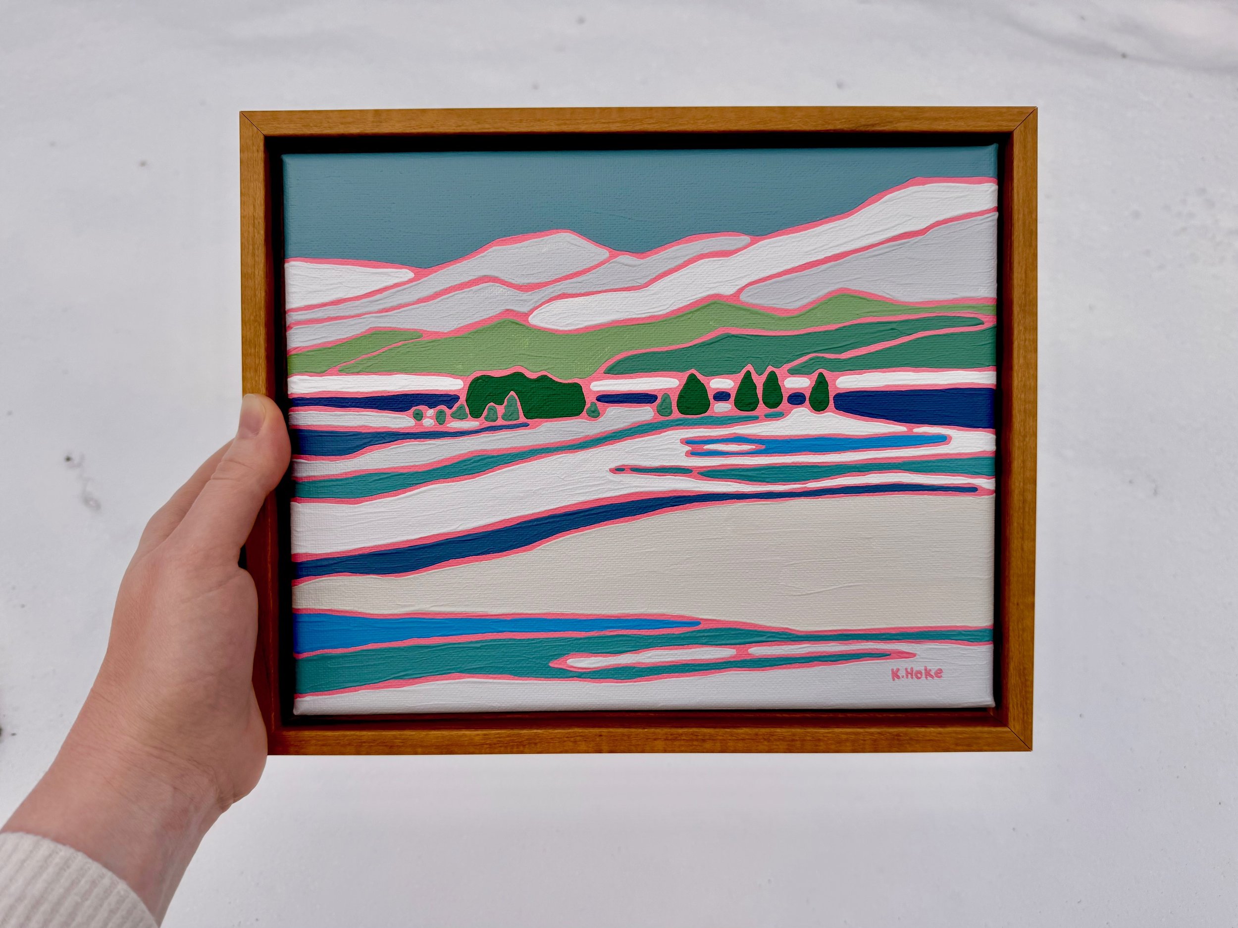 Snowy Wetlands View - SOLD