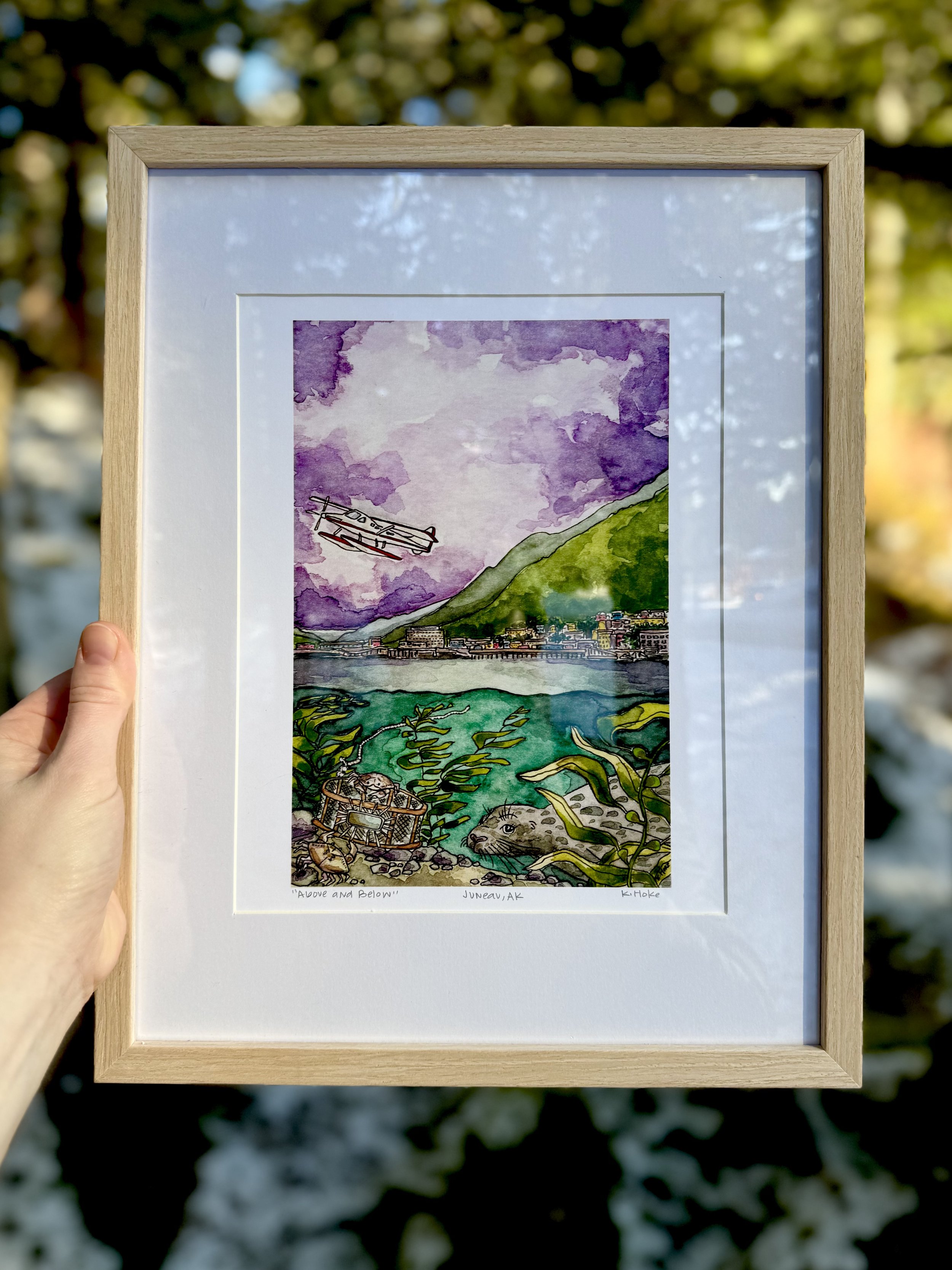 Above and Below Print