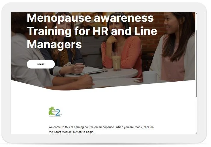 &nbsp;Working with the menopause