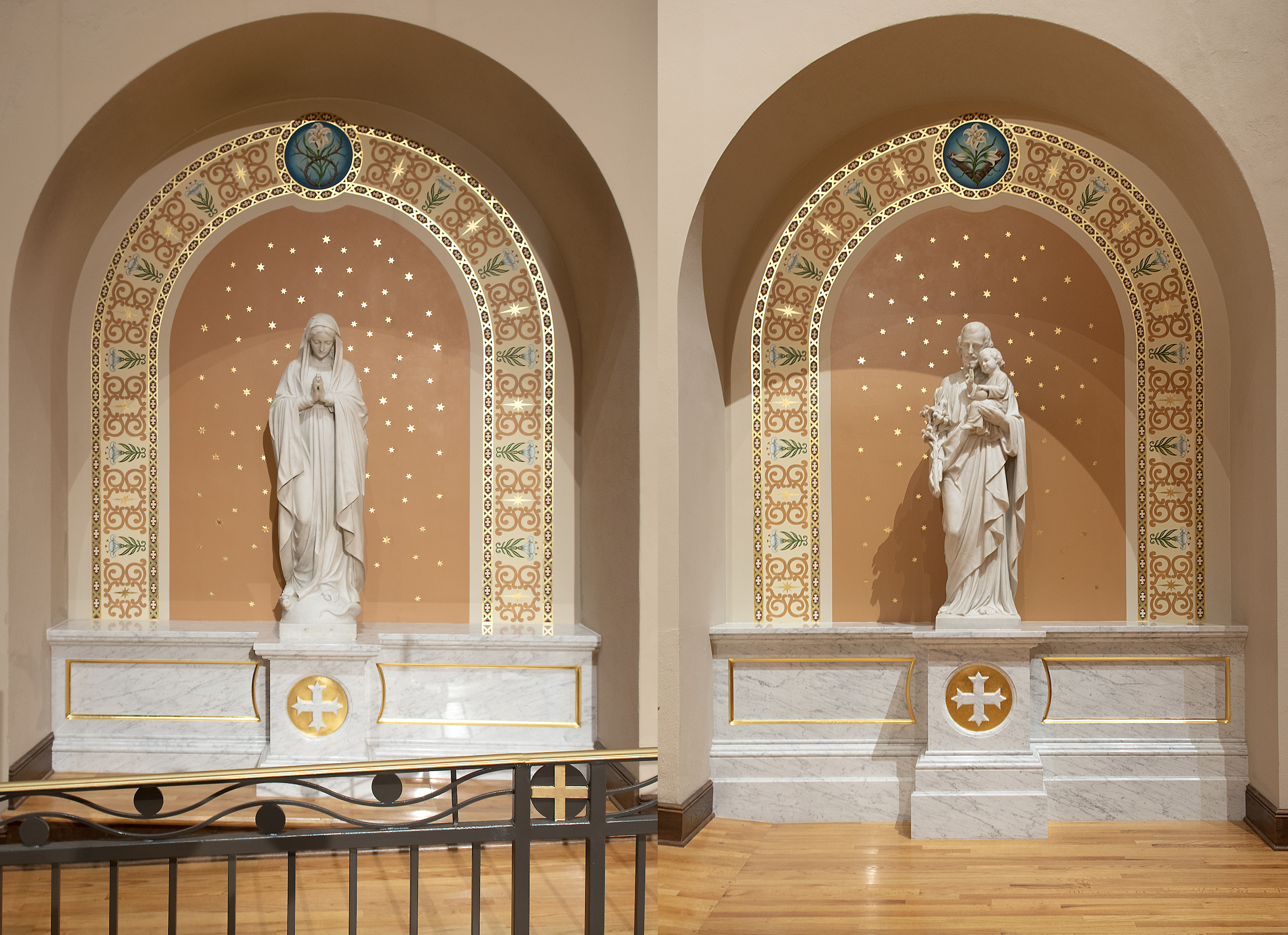 Side Shrines - Immaculate Conception Cathedral, Memphis, TN