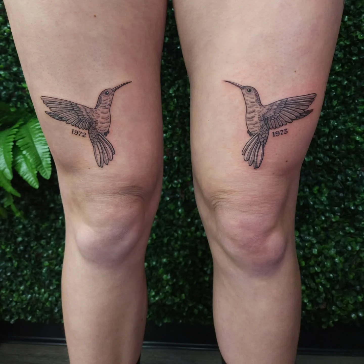 Symmetrical hummingbirds for Brookie! Thank you friend! 🩷