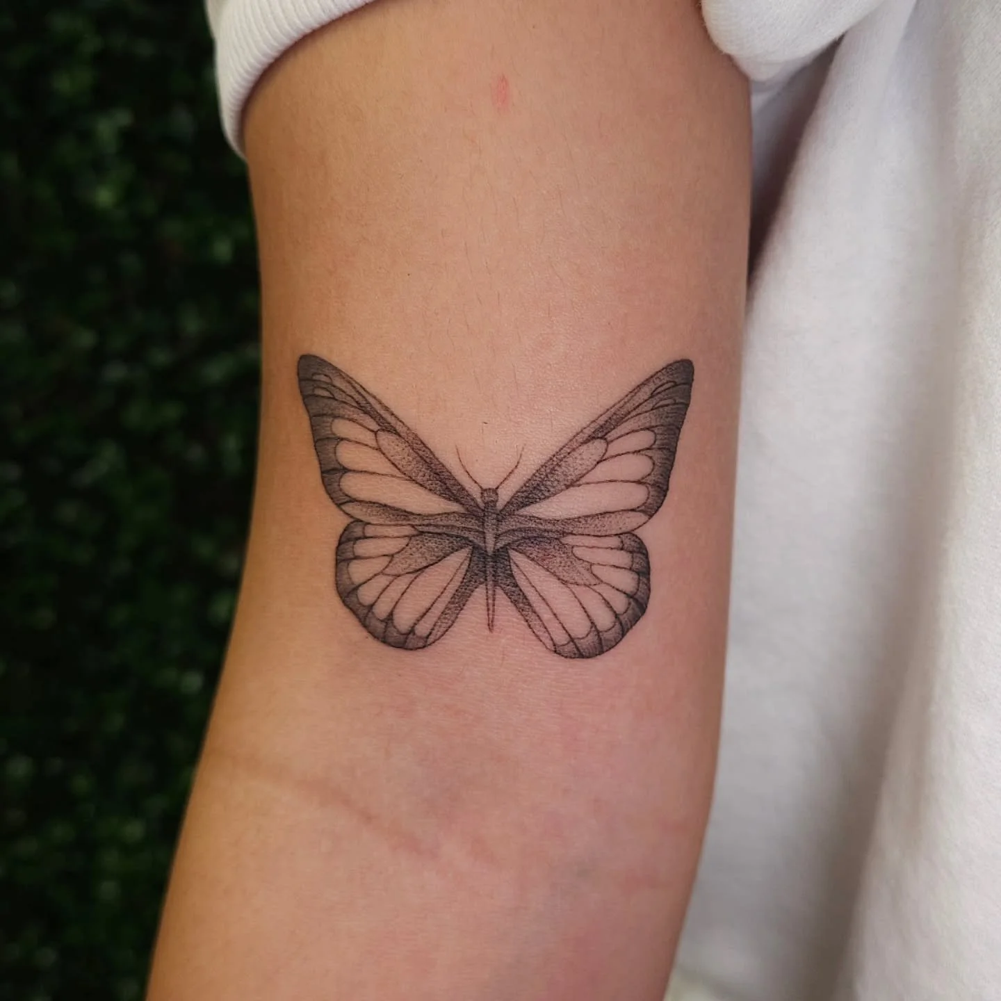 Keroleen's first tattoo! Thanks for trusting me with this! 💖🦋💖