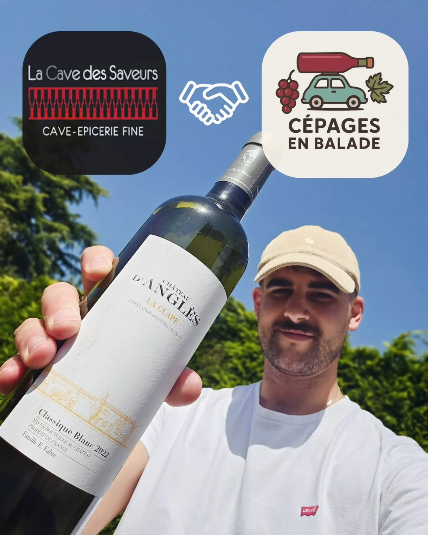 Collab activ&eacute;e ✅️ avec @la.cave.des.saveurs35 ... Pr&ecirc;t pour la d&eacute;gustation ? 🍷
Petit La Clape Blanc, t'as d&eacute;j&agrave; go&ucirc;t&eacute; ? Moi perso pas encore mais &ccedil;a ne devrait pas tarder 😉