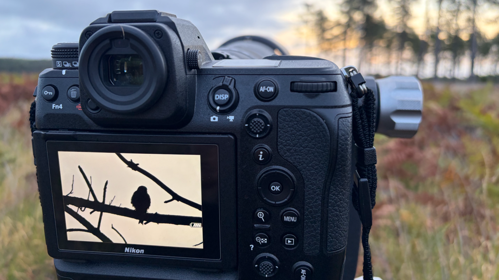 phone shot of a camera