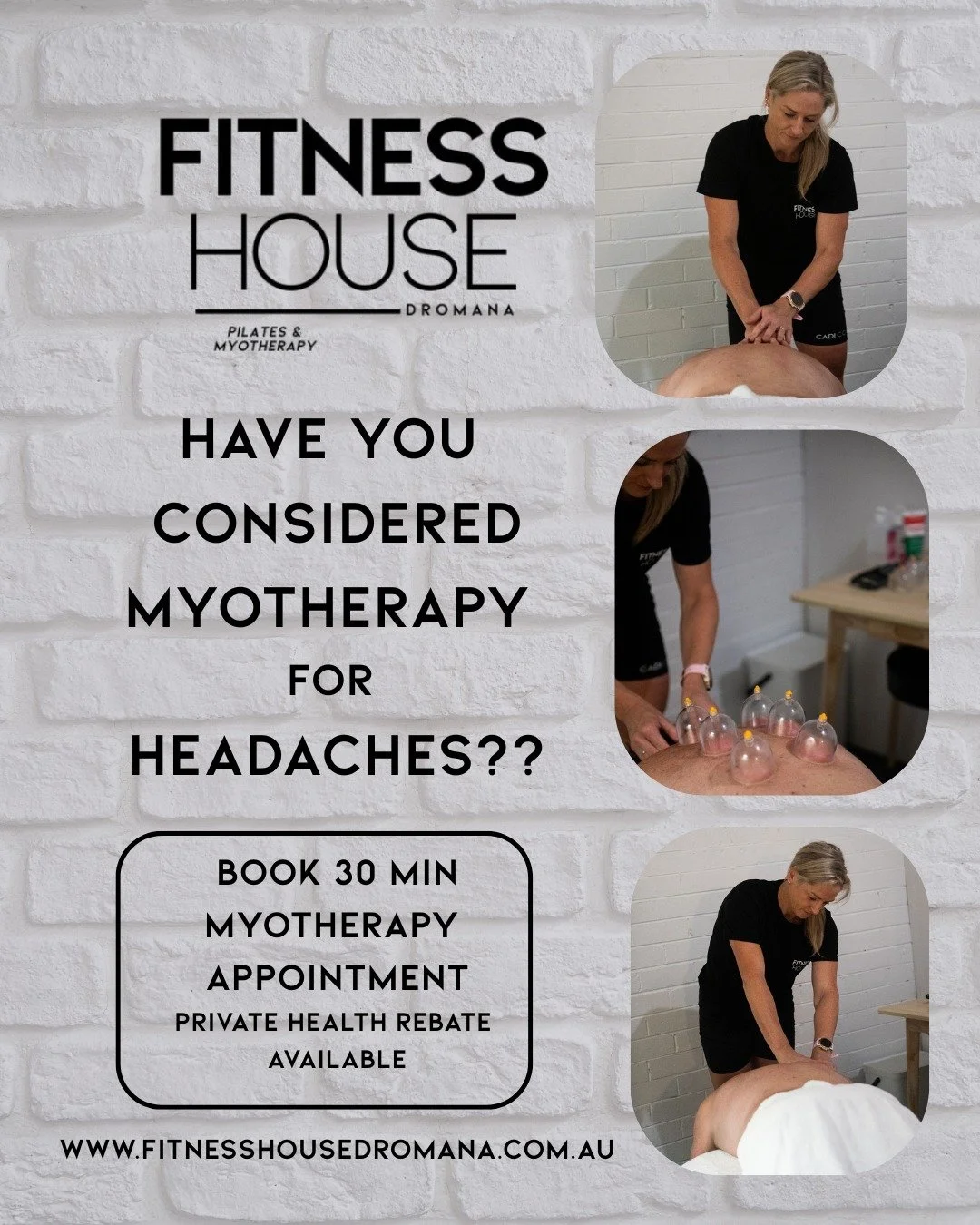 Struggling with headaches or neck discomfort?
Have you considered Myotherapy?
My 30-minute sessions are designed to relieve tension and restore movement. Each appointment includes an assessment of your upper spine, neck, and shoulders, followed by a 