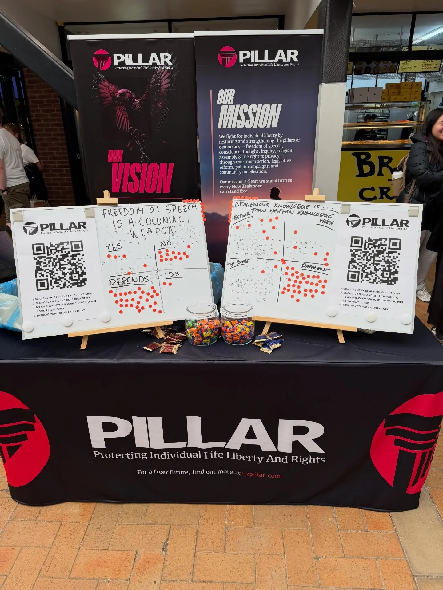 DAY THREE DONE 🏛️

Over the past three days we met hundreds of students, with nearly 400 signing up to learn more about PILLAR and get involved.

This was just the first of five events we have planned at UoA in 2026, so we&rsquo;ll be back.

Thank y